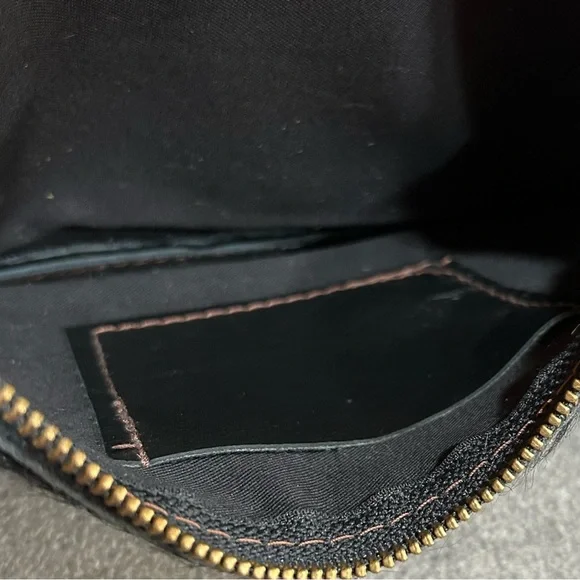 NEW Wild Goose Bags WG Cowhide Cow Hair & Leather Crossbody Purse Black - Picture 4 of 6